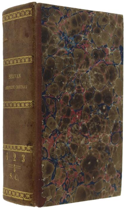 QUISTIONI DI DRITTO TRATTATE NELLE CONCLUSIONI, NE' DISCORSI ED IN ALTRI SCRITTI LEGALI. - Nicolini Niccola. - Vincenzo Mansi, - 1844 - copertina