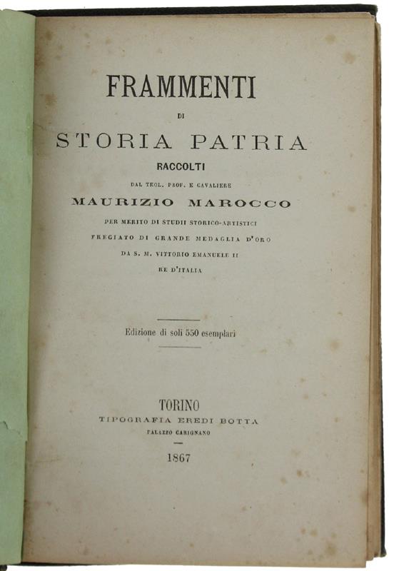 Bergoglio Libri d'Epoca Snc