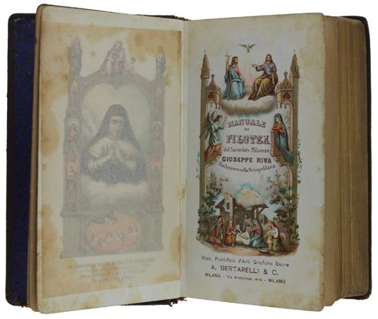 COLLANA DI PERLE [Deliziosa legatura in pelle morbida] - Pini G.D. - Stab. Arti Grafiche Bertarelli, - 1927 - copertina