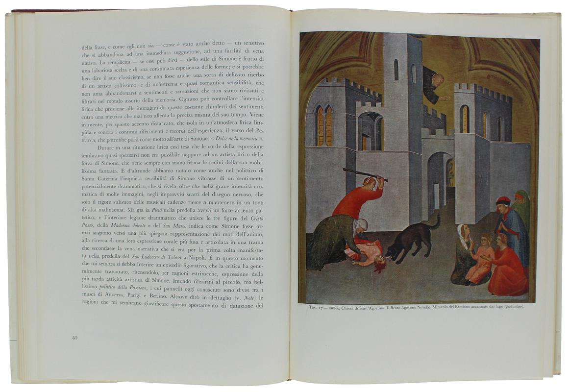 SIMONE MARTINI. - Paccagnini Giovanni. - Martello Editore, I sommi dell'arte italiana, - 1955