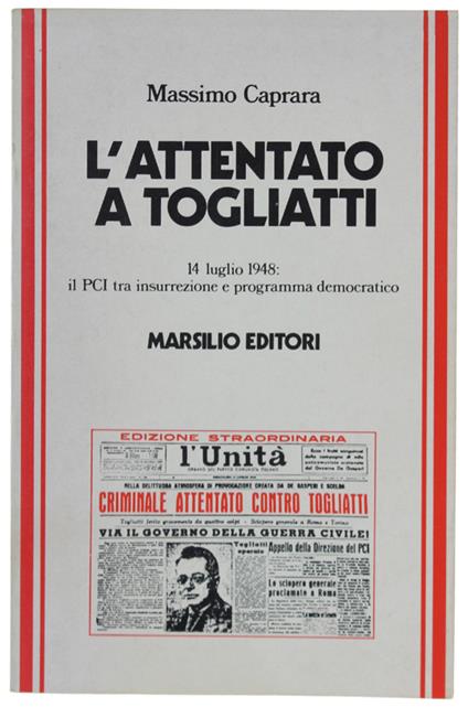 FAMIGLIA E SOCIETA' NELL'ANALISI MARXISTA.  Atti del Seminario Gramsci, 14-15 maggio 1964. - Autori vari. - Critica Marxista, Quaderno n.1, Suppl. al n. 6, - 1964 - copertina
