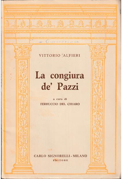 congiura de' Pazzi - copertina