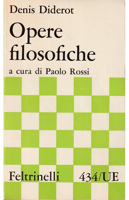 Opere filosofiche - copertina