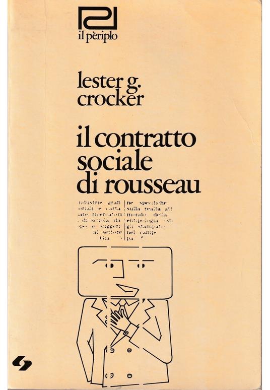 Il Contratto Sociale di Rousseau Saggio interpretativo - copertina