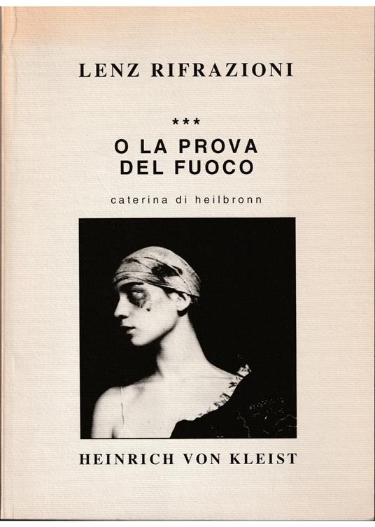 *** o la prova del fuoco Caterina di Heilbronn - Heinrich von Kleist - copertina