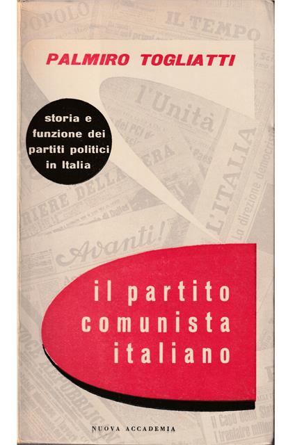 Il partito comunista italiano - Palmiro Togliatti - copertina
