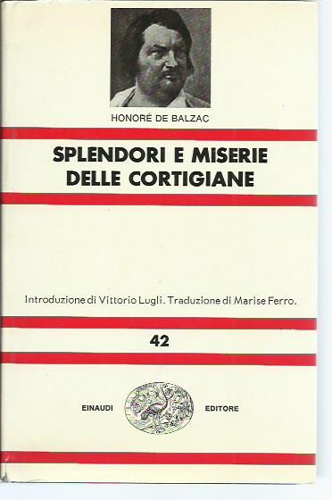 Splendori e miserie delle cortigiane - Honoré de Balzac - copertina