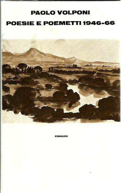 Poesie e poemetti 1946-66 - Paolo Volponi - copertina