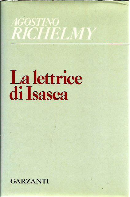 lettrice di Isasca - Agostino Richelmy - copertina