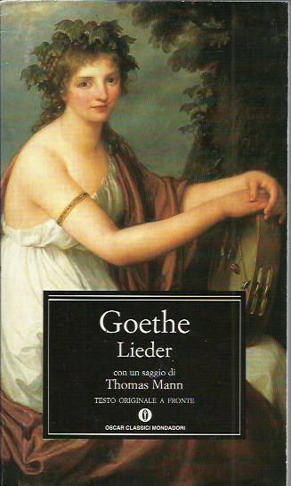 Lieder - Johann Wolfgang Goethe - copertina