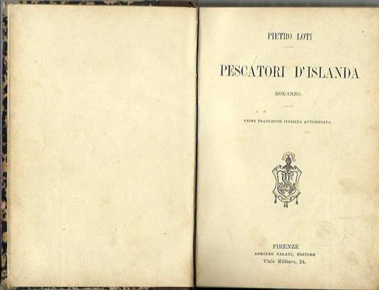 Pescatori d'Islanda - Pietro Loi - copertina