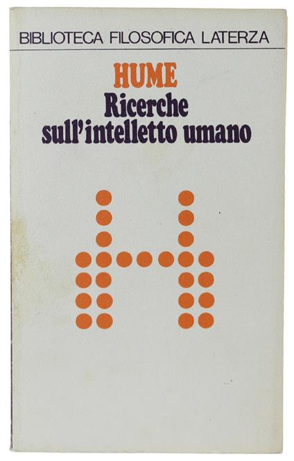 Ricerche Sull'Intelletto Umano E Sui Principi Della Morale - David Hume - copertina