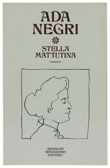 Stella Mattutina - Ada Negri - copertina