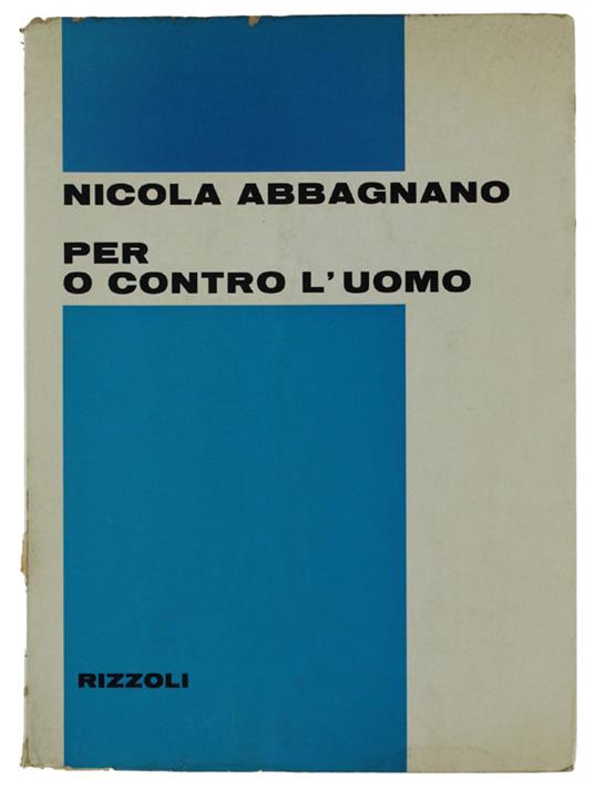 Per O Contro L'Uomo - Nicola Abbagnano - copertina