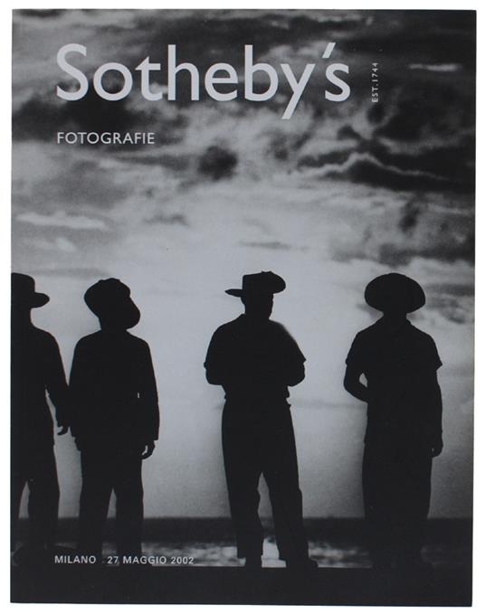 Fotografie. Catalogo D'Asta, Milano 27 Maggio 2002 - copertina