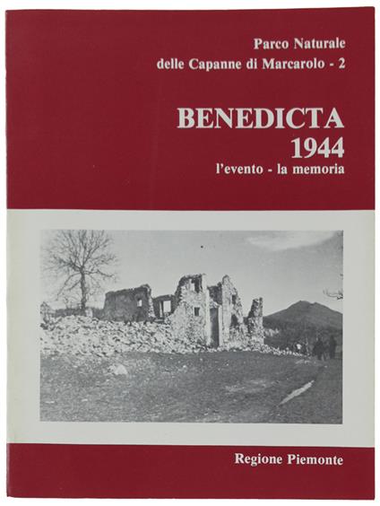 Benedicta 1944: L'Evento - copertina