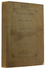 Operette Varie Del Cavaliere Luigi Cibrario