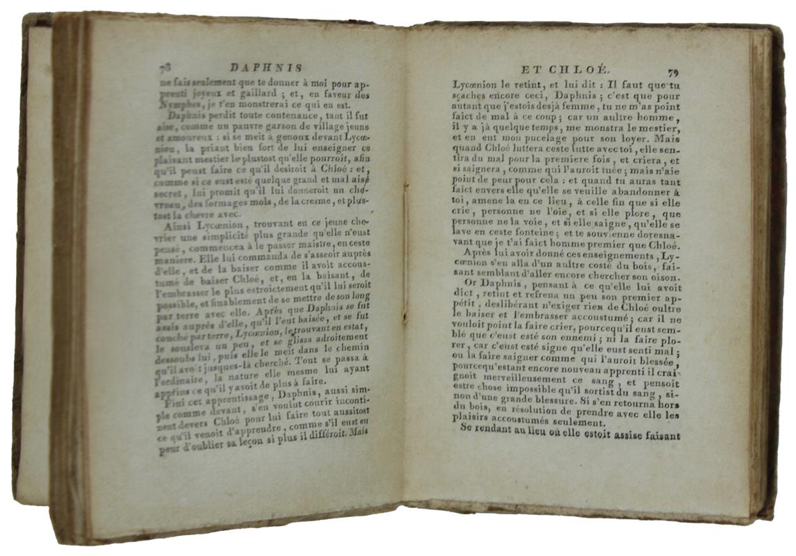 Les Amours Pastorales De Daphnis Et De Chloè; Traduit Du Grec De Longus, Par Amyot