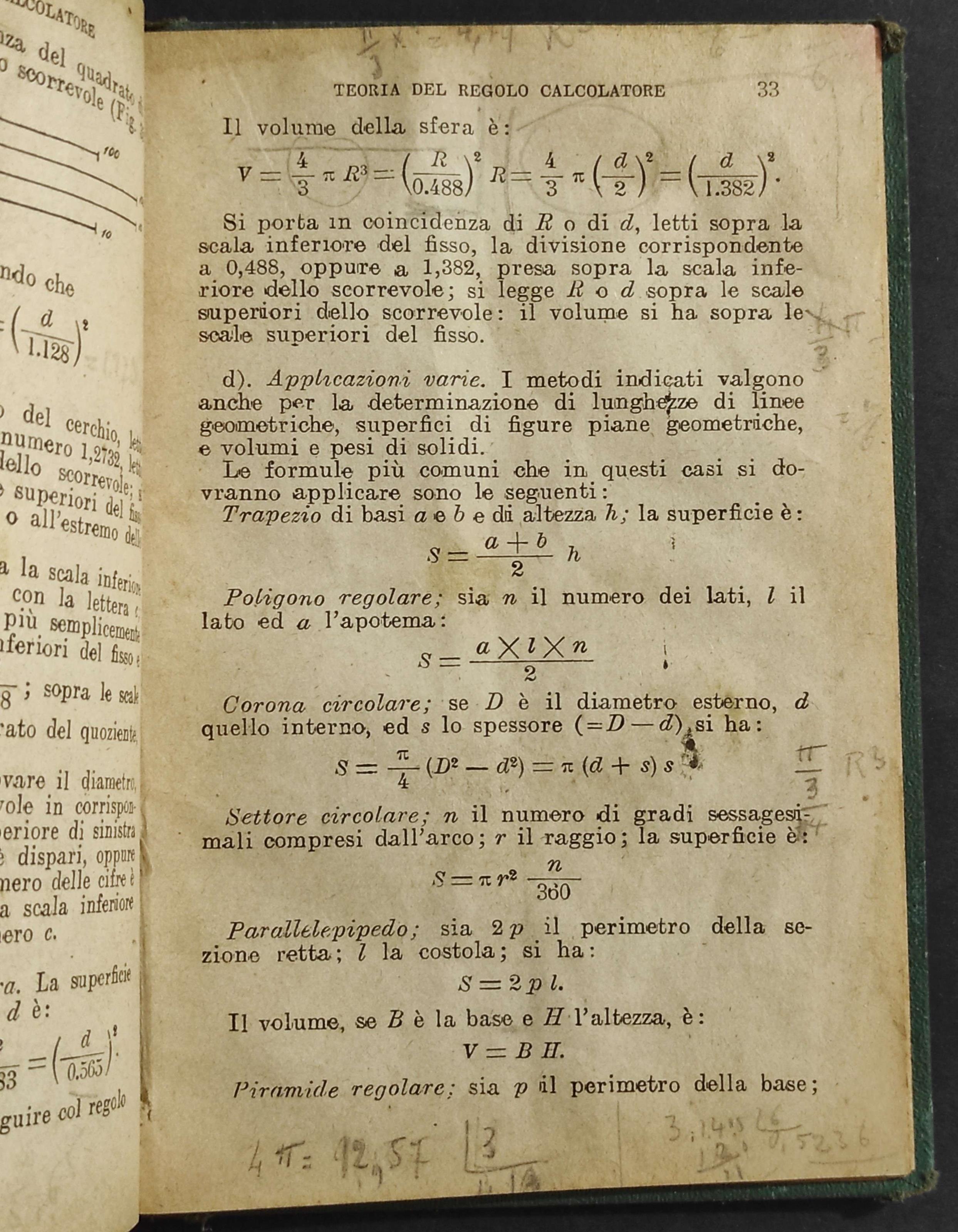 Teoria del Regolo Calcolatore
