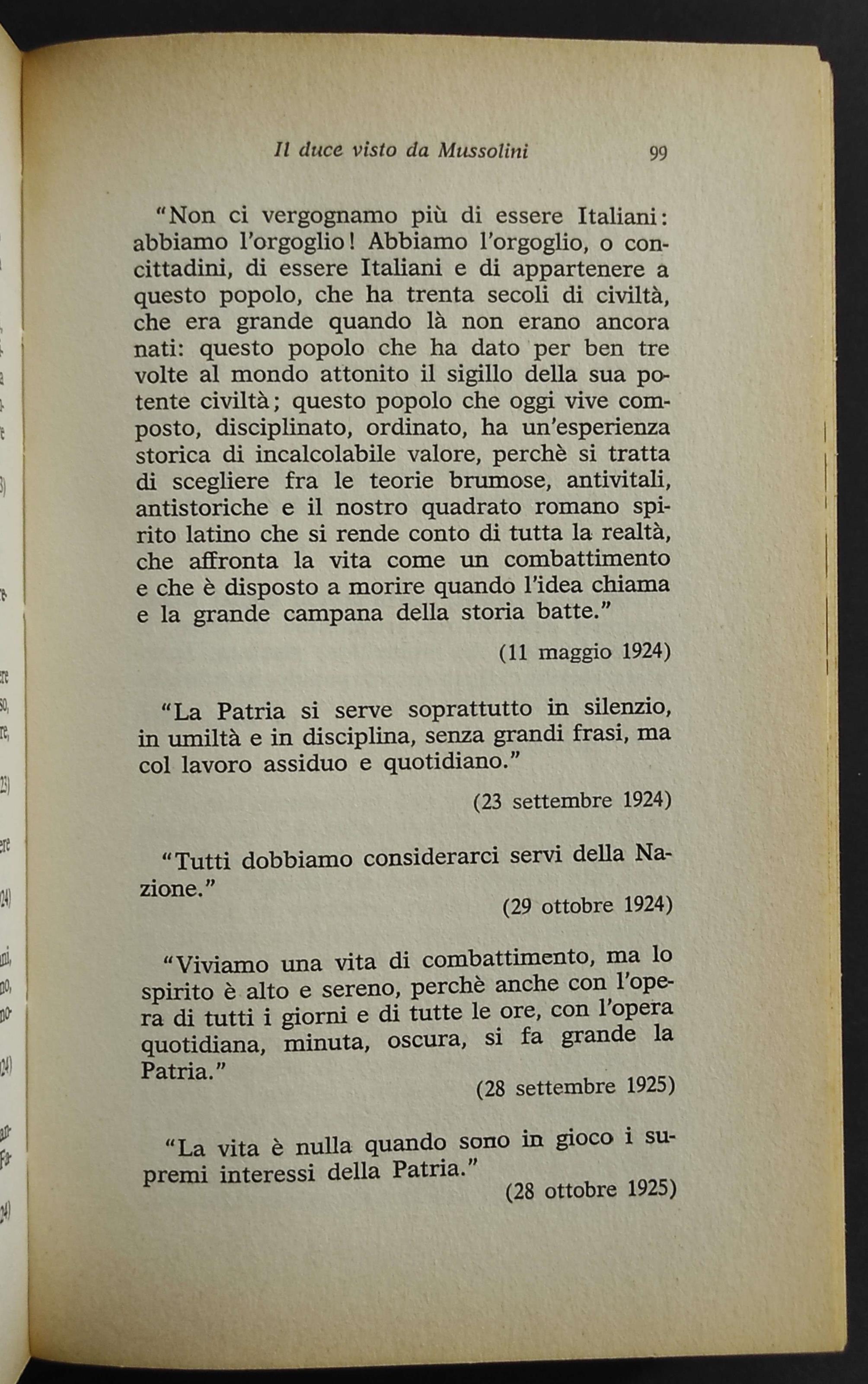 "Duce" Visto da Mussolini