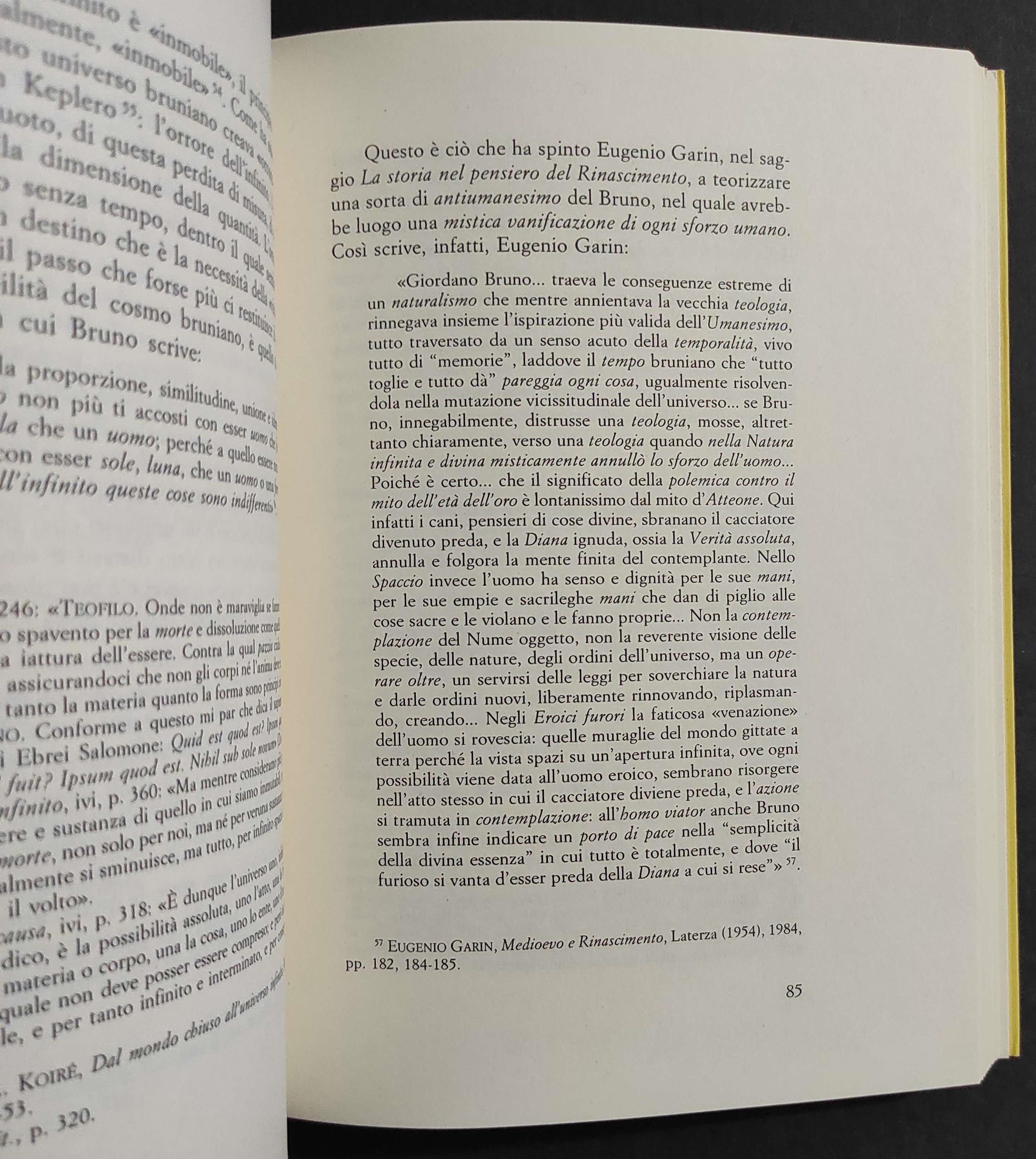 Il Concetto di Immaginazione nel Pensiero di Giordano Bruno