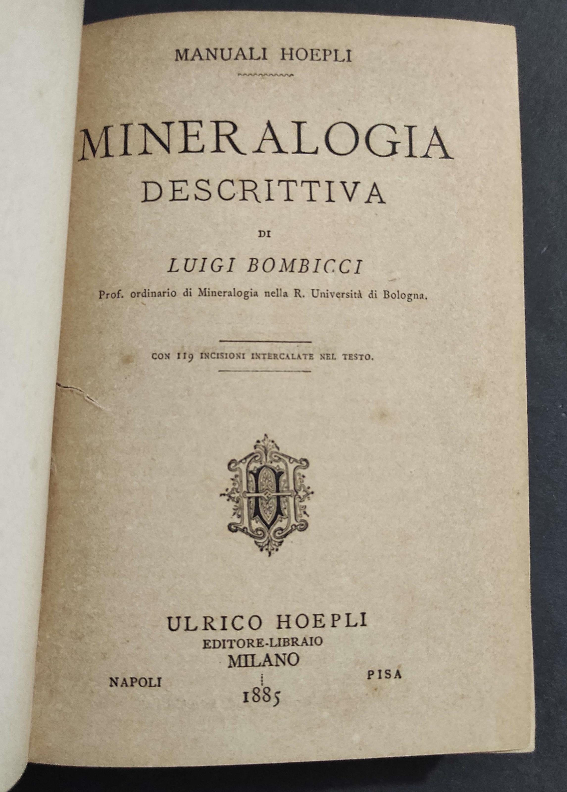 Mineralogia Descrittiva