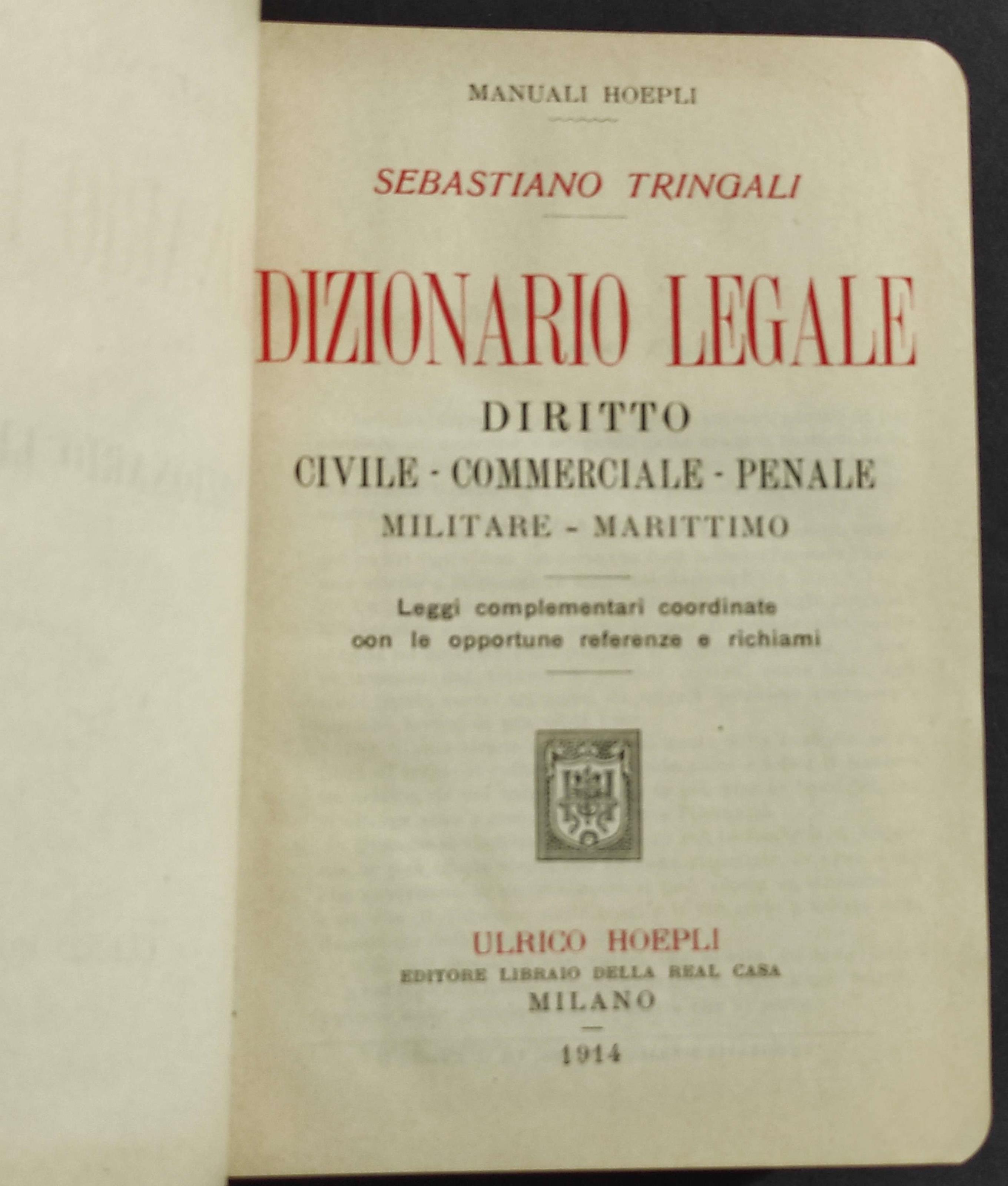 Dizionario Legale Diritto
