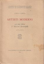 Artisti moderni. Con una lettera di Massimo Bontempelli