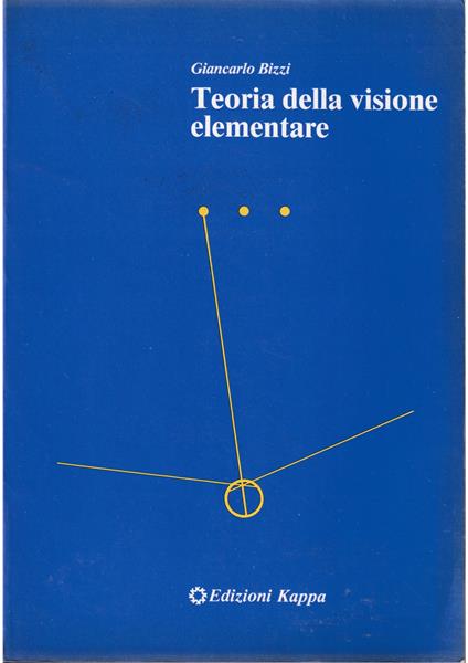 Teoria della visione elementare - Giancarlo Bizzi - copertina