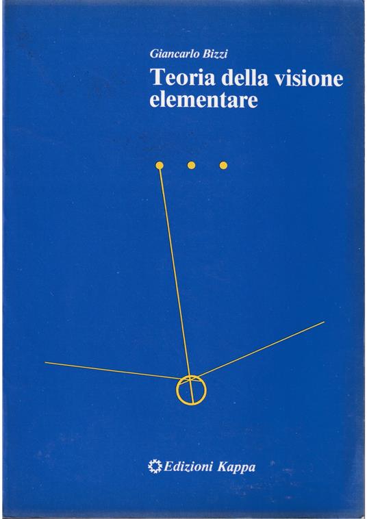 Teoria della visione elementare - Giancarlo Bizzi - copertina