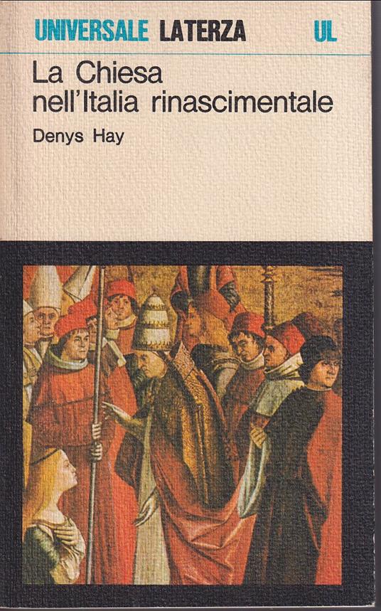 Chiesa nell'Italia rinascimentale - Denis Hay - copertina
