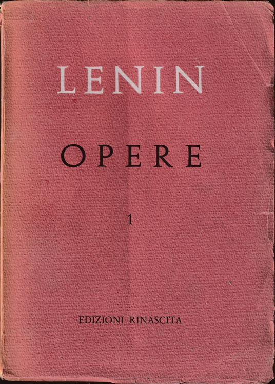 Opere complete I 1893-1894 - copertina