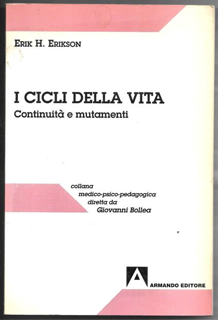 I cicli della vita - Continuità e mutamenti - Erik H. Erikson - copertina
