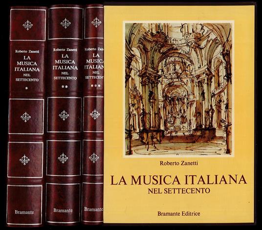 musica italiana nel Settecento - Roberto Zanetti - copertina