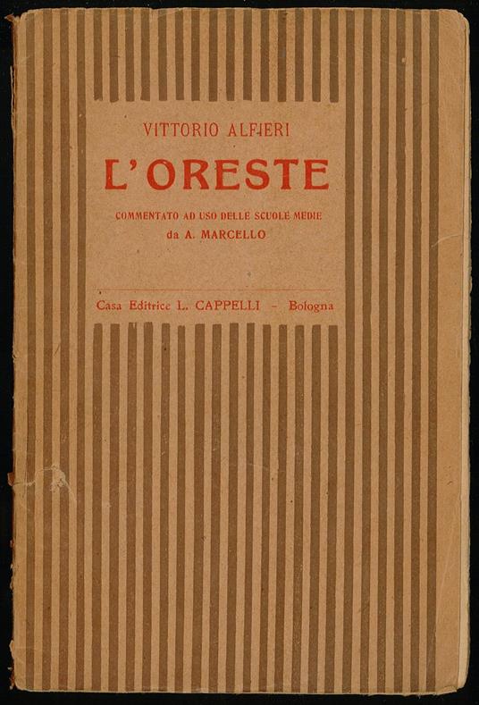 L' Oreste - copertina