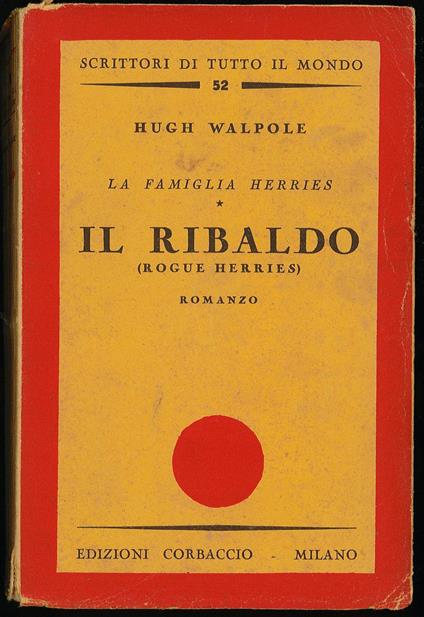 Il Ribaldo - Hugh Walpole - copertina