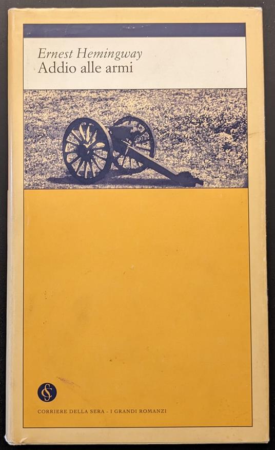 Addio alle armi - Ernest Hemingway - copertina