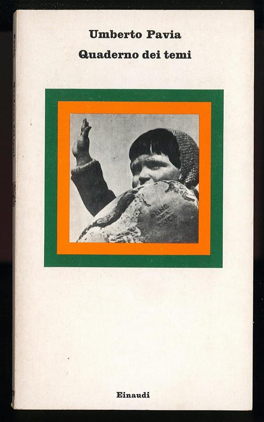 Quaderno dei temi - Umberto Pavia - copertina