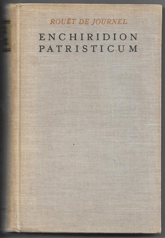 Enchiridion patristicum - copertina