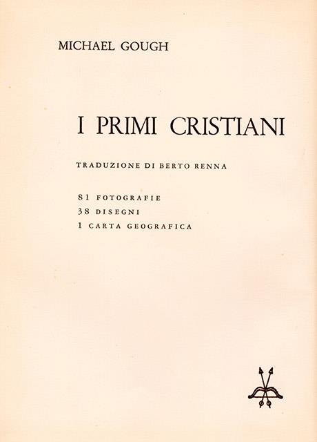 I Primi Cristiani - Michael Gough - copertina
