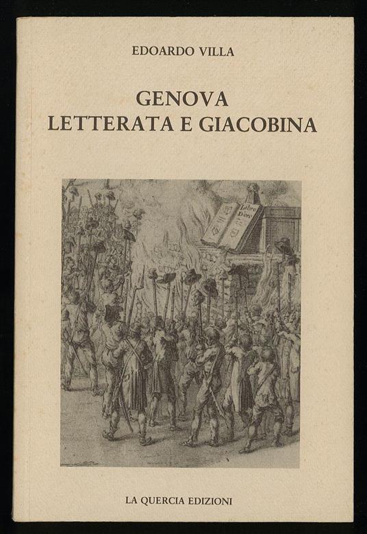 Genova letterata e giacobina - Edoardo Villa - copertina