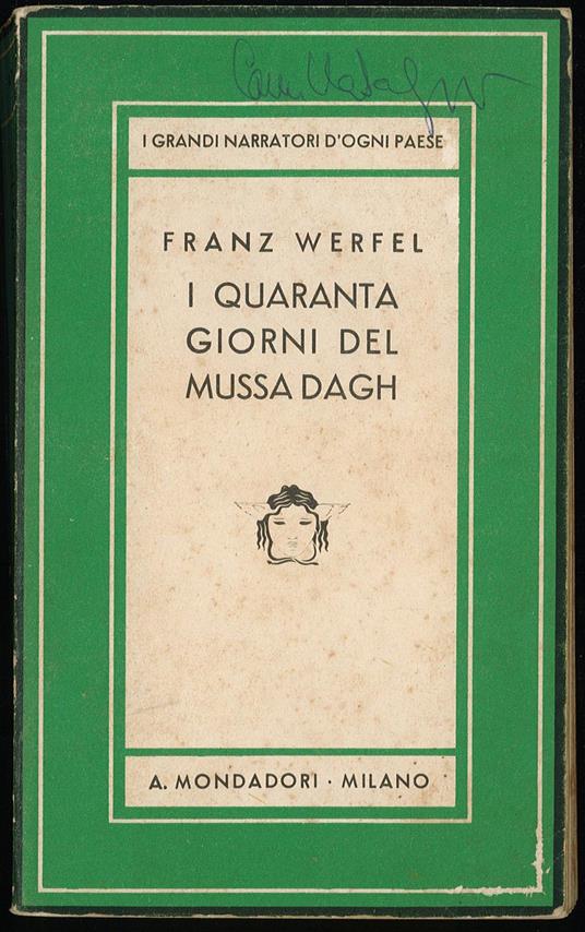 I quaranta giorni del Mussa Dagh - Franz Werfel - copertina