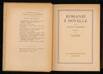 Romanzi e novelle - volume I
