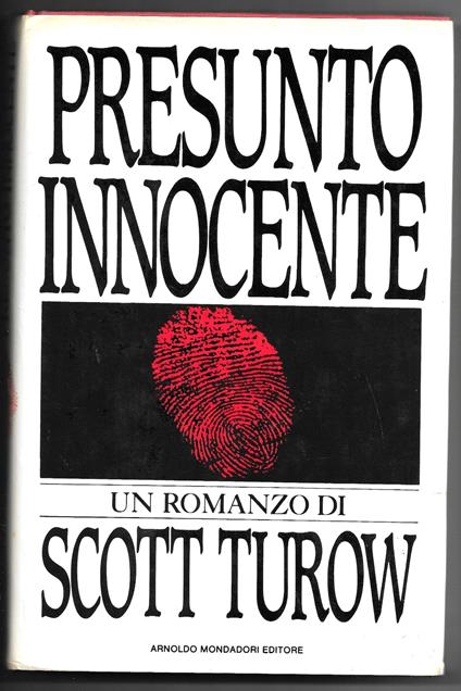 Presunto innocente - Scott Turow - copertina