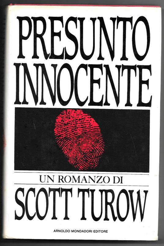 Presunto innocente - Scott Turow - copertina
