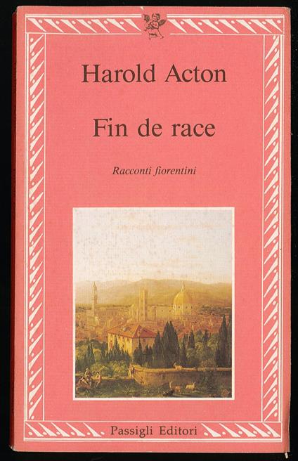 Fin de race - Harold Acton - copertina