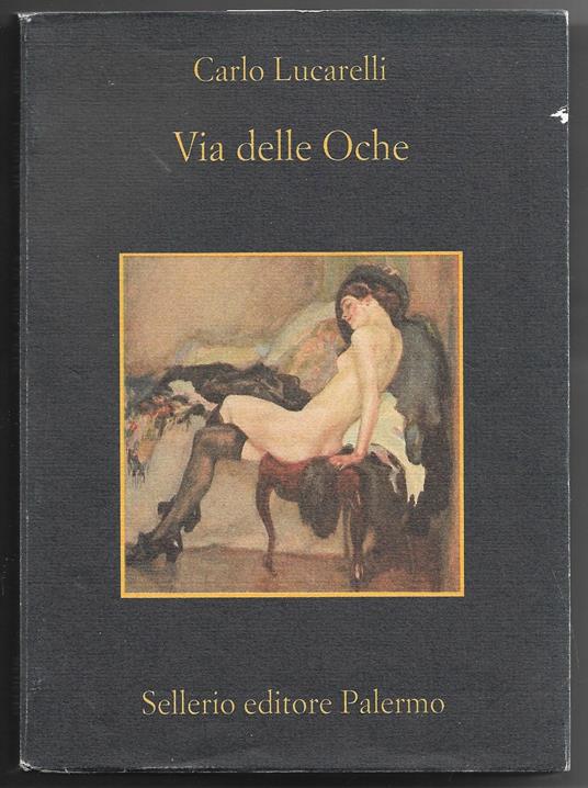Via delle Oche - Carlo Lucarelli - copertina