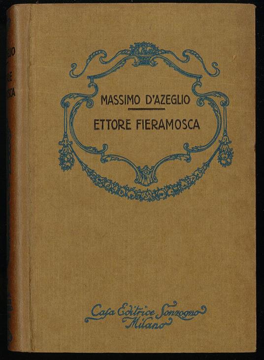 Massimmo D'Azeglio - Ettore Fieramosca - copertina