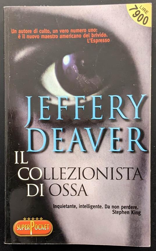 Il collezionista di ossa - Jeffery Deaver - copertina