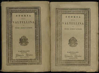 Storia della Valtellina - copertina